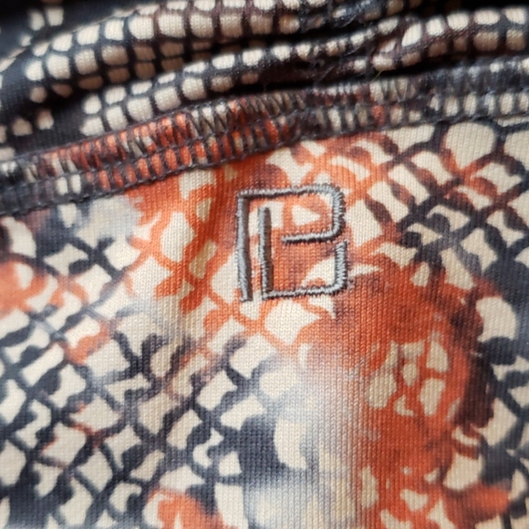 Body Language lace print leggings w scrunch waist - Picture 3 of 8